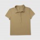GAP Classic Logo Polo Shirt Beige / Pre-Owned